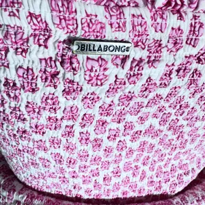 Billabong Pink Floral Smocked Strapless Top – Size S thumbnail 2