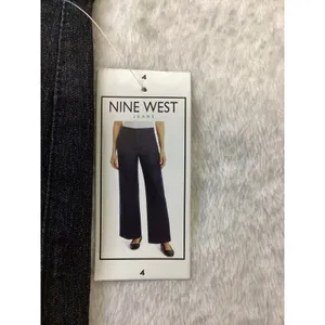 Nine West Jeans Womens‎ Dark Wash Wide Leg Trouser Pants Size 4 SDNWB3327 NEW thumbnail 3