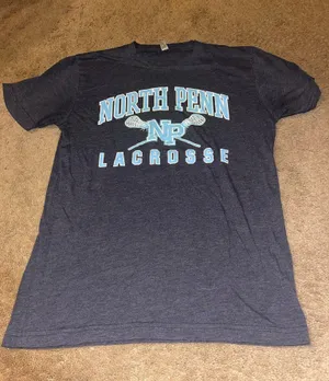 Navy and blue North Penn Lacrosse t-shirt #lacrosse thumbnail 1