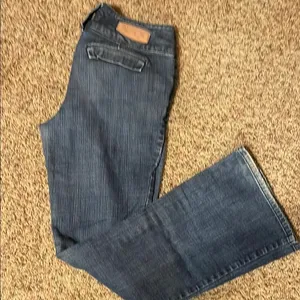 Allen B. By Allen Schwartz Blue Flare Wide Leg Jeans thumbnail 1