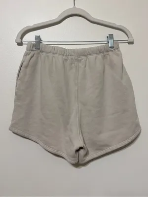 JOAH BROWN Sahara Sweat Shorts Size XS Small Beige Cream Neutral thumbnail 5