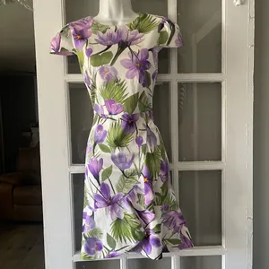 Alice‎ + Olivia Kirby Faux-Wrap Floral Flounce Dress thumbnail 8