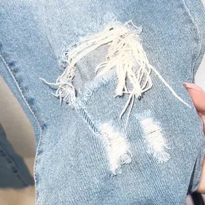 Wild Fable High Rise Kick Flare Distressed Raw Hem Jeans thumbnail 5
