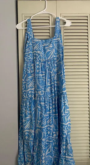 Marshalls Blue-Printed Dress thumbnail 4