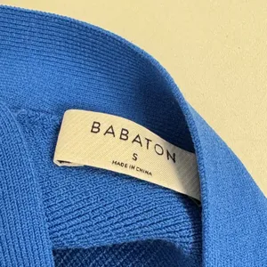 Babaton Sculpt Knit Criss Cross Tank Top Royal Blue Size S 77075 Monochrome thumbnail 6