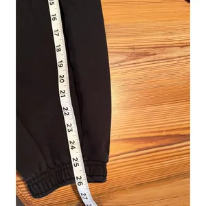 TNA Sweatfleece Joggers Women's Small‎ Black Cozy Fleece Mega Fit Streetwear EUC thumbnail 6