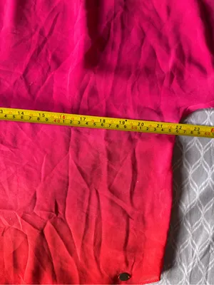 Guess Ombre Pink to Red Short Sleeve Top thumbnail 5