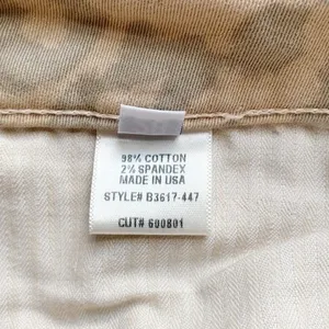 Anthropologie Bella Dahl Tan Cream Leopard Print Low Rise Chino Women’s Size 28 thumbnail 10