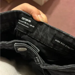 Cotton On High Rise Stretch Black Denim Shorts thumbnail 4