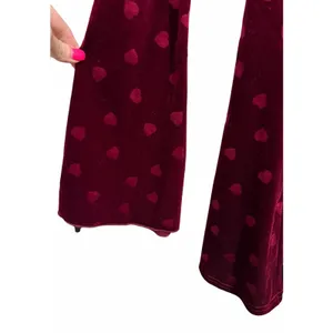 Dolls Kill Sugar Thrillz Valentine Wish Mini Dress Burgundy Women'S Size‎ Medium thumbnail 7