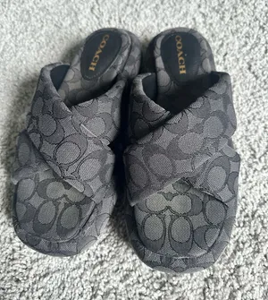 Coach platform sandals. Size 8 but fits and 8.5 perfectly! (Not wide feet friendly) thumbnail 1
