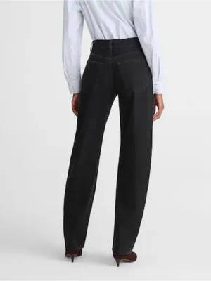 Madewell The Balloon Jean Size 29 Black Frost High Rise Barrel Leg Cotton NWOT thumbnail 6