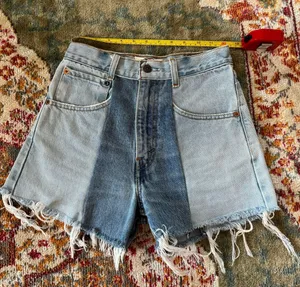 Patchwork Vintage Levis Shorts thumbnail 3