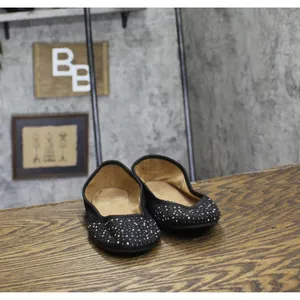 Style And Co. Womens Angelyn Rhinestone Flats 88527671 Black 5.5M thumbnail 3