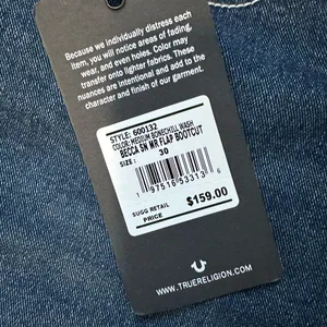 True Religion Women’s Dark Blue Flare Jeans thumbnail 3