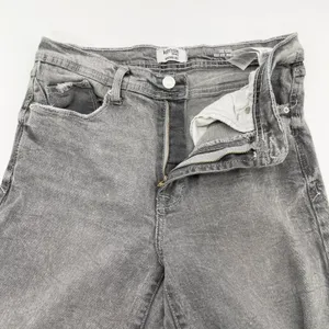 Kensie Jeans The Kaya High Rise Wide Leg Womens 8‎ Raw Hem Grunge Street Urban thumbnail 8