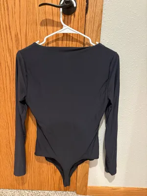 Abercrombie Bodysuit Long Sleeve Black thumbnail 3