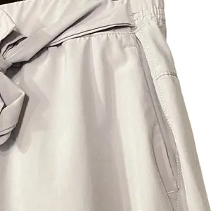 Apana Putty Grey Paperbag High Waist Belted Pants thumbnail 6