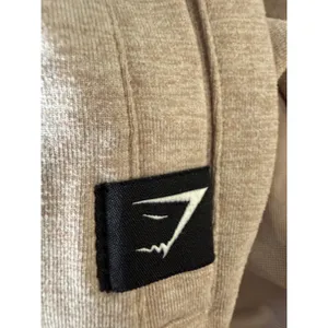 Gymshark Womens Beige Heathered Mesh Panel Joggers‎ GLJG3599 Drawstring Medium thumbnail 5