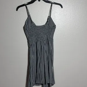 Purple Snow Women‎ Gray Striped Dress size Small thumbnail 6