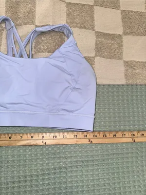 Lululemon Free‎ to Be Elevated Bra *Light Support, DD/DDD(E) Cup Pastel Blue 10 thumbnail 2