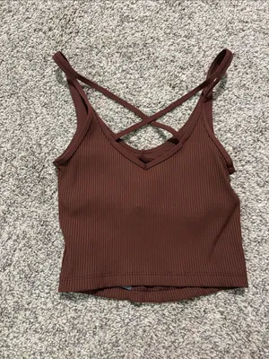 Vuori Rib Cropped Tank Top size XS thumbnail 5