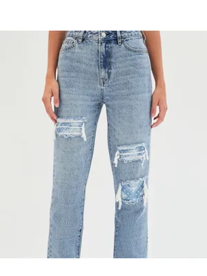 PacSun Paisley Mom Jeans thumbnail 4