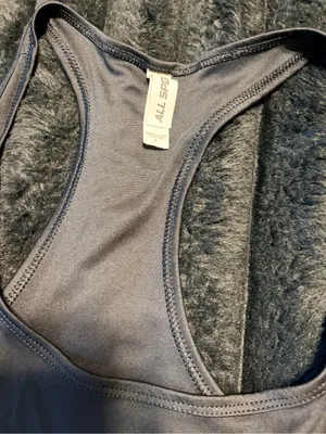 Peloton Women's Racerback Tank Top - Charcoal/Black thumbnail 3