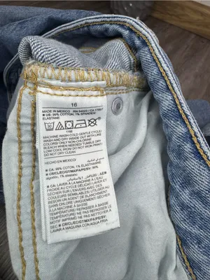 Old Navy Womens High Rise OG Loose Light Blue Jeans Distressed Smooth Pockets 16 thumbnail 5