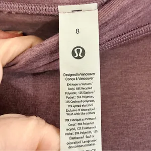 Lululemon Athletica Heathered Rose Flare Leggings Size 8 thumbnail 3