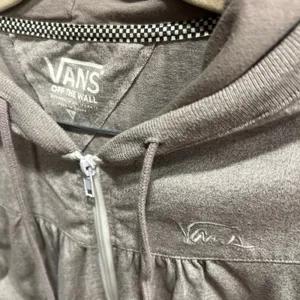 Vans women's zip up Hoodie‎ embroidered size large thumbnail 2