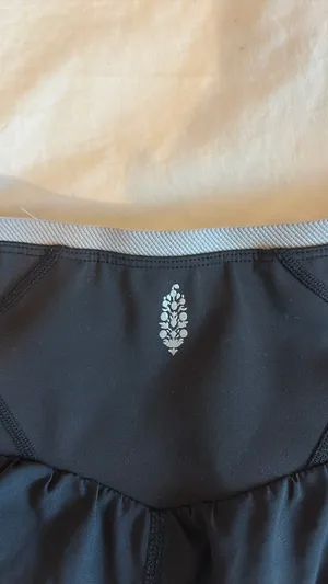 Free People Skirt Mini Black thumbnail 2