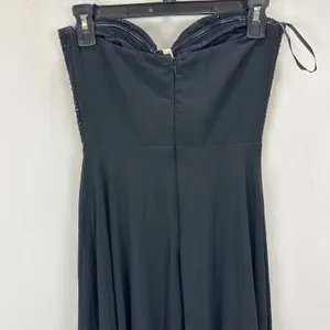 Lulus Remember This Moment Black Rhinestone Strapless Maxi Dress Formal XS NWT thumbnail 9