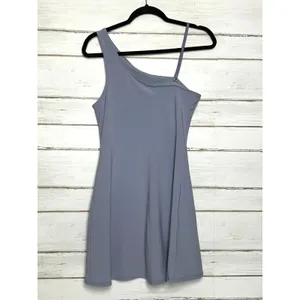 Abercrombie & Fitch One Shoulder Mini Dress Sporty Stretch Size Small thumbnail 3