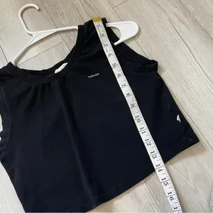 Madhappy Crop Tank Top logo womens Black (medium) basic athleisure streetwear thumbnail 7