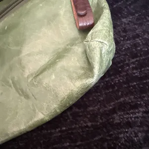 TANO leather handbag | shoulder strap, medium size U2k Green Brown Purse‎ thumbnail 7