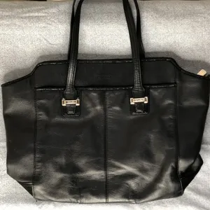 Coach Black Leather Purse thumbnail 3