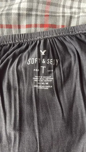 American Eagle Off-The-Shoulder Top Dark Grey  thumbnail 4