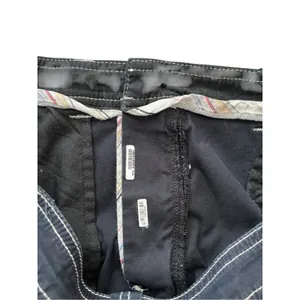Anthropologie Maeve Women’s Contrast Stitch Navy Blue Tapered Cropped Pants Sz 4 thumbnail 7