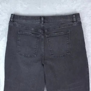 Spanx Shape Jeans Women XL Petite Black Authentic 360 90s Straight Leg 21596Q thumbnail 4