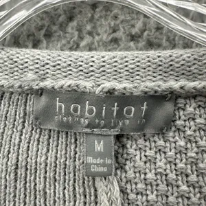 Habitat Clothes To Live In Roll Neck Knit Sweater Gray Lagenlook Women's Medium‎ thumbnail 4