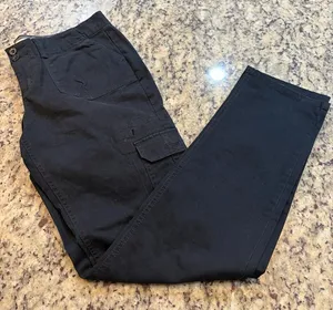 SO Black Women's Cargo Pants with Utility Pockets thumbnail 1