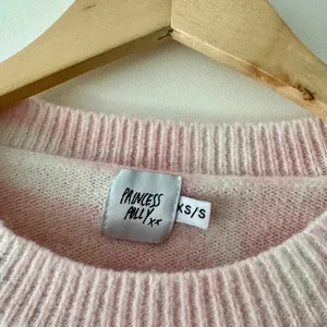 Princess Polly White and Pink Tie‎ Dye Wool Blend Sweater Balloon Sleeves thumbnail 6