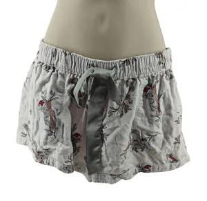 Hollister Holiday Koala Candy Cane Festive Hat Sleep Shorts Womens Small thumbnail 1