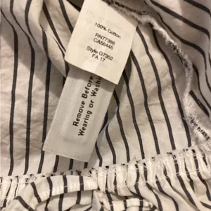Madewell Navy and White Striped Top thumbnail 4