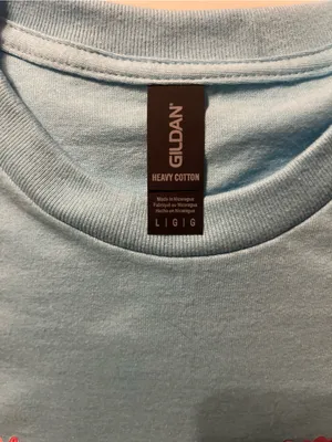 Gildan Fearless Heart Brave Soul Floral Tee - Light Blue Size Large thumbnail 3