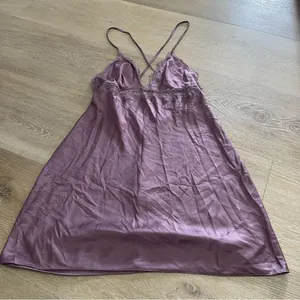 Victoria’s Secret Purple Slip Dress thumbnail 1