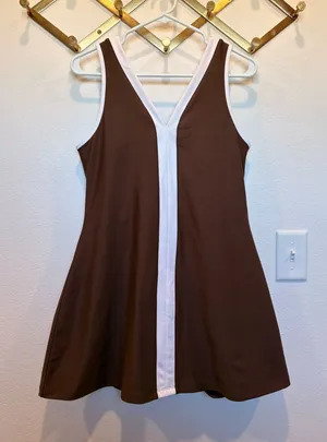 Abercrombie YPB sculptLUX V-Neck Active Dress • Large Petite thumbnail 1