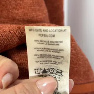Patagonia Better Sweater 1/4 Zip Pullover Burnt Orange Heather Womens Medium‎ thumbnail 6