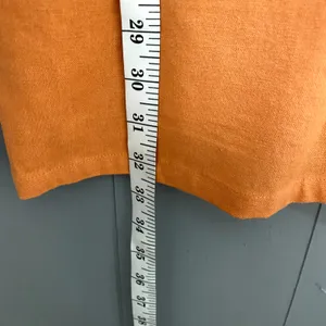 NEW Showpo Patchico Orange Linen Blend Look Split Bust Bodycon Mini Dress 6 thumbnail 5
